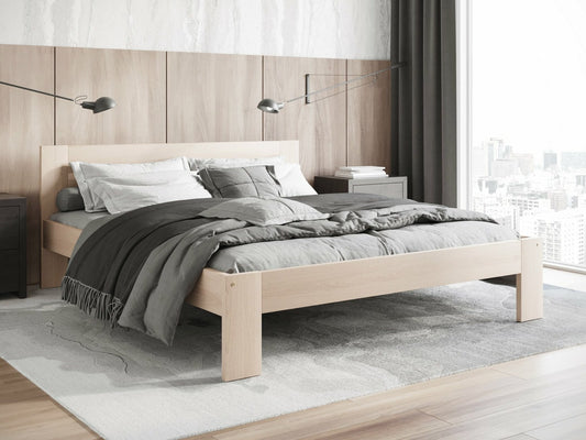 Lova MATILDA, Spalva: Šviesi ruda, Miegamoji dalis: 160 x 200 cm