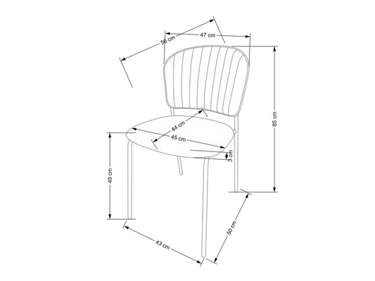 Kėdė K499 kėdė PROMO-K/499-CZARNY (Juoda)