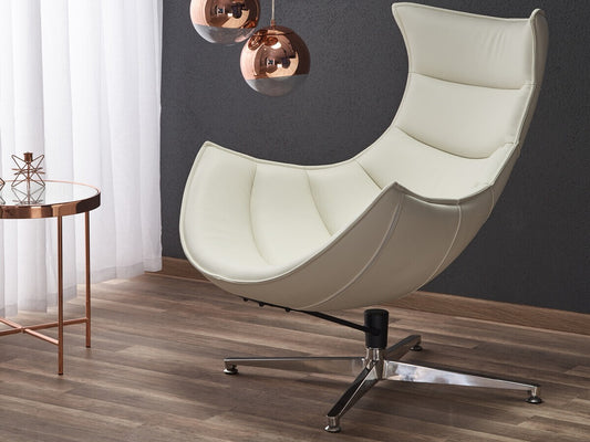 Fotelis LUXOR, Spalva: Balta