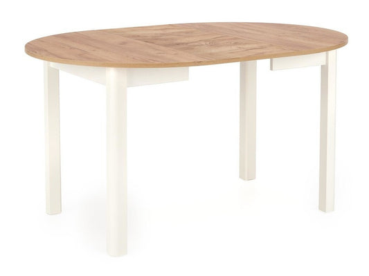 Stalas RINGO, Spalva: Craft ąžuolas + Balta