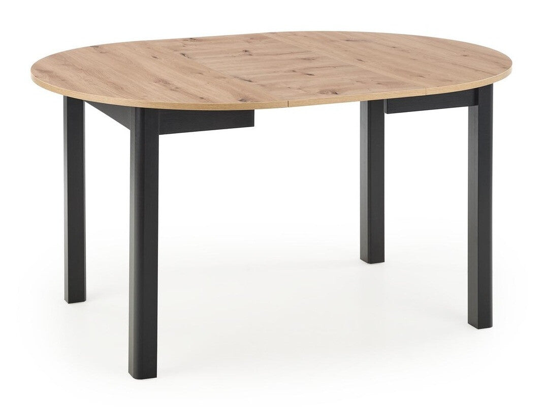 Stalas RINGO, Spalva: Artisan ąžuolas + Juoda