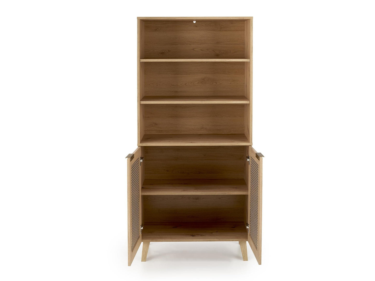 Lentyna BORNEO REG-1 regal, artisan ąžuolas / juoda V-PL-BORNEO-REG-1