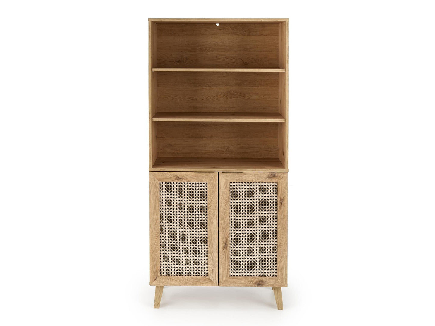 Lentyna BORNEO REG-1 regal, artisan ąžuolas / juoda V-PL-BORNEO-REG-1