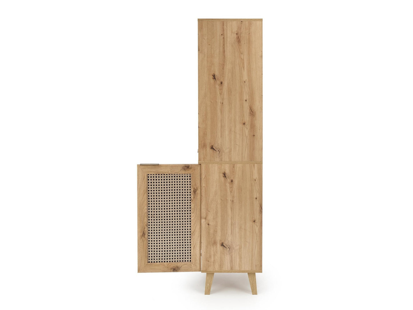 Lentyna BORNEO REG-1 regal, artisan ąžuolas / juoda V-PL-BORNEO-REG-1