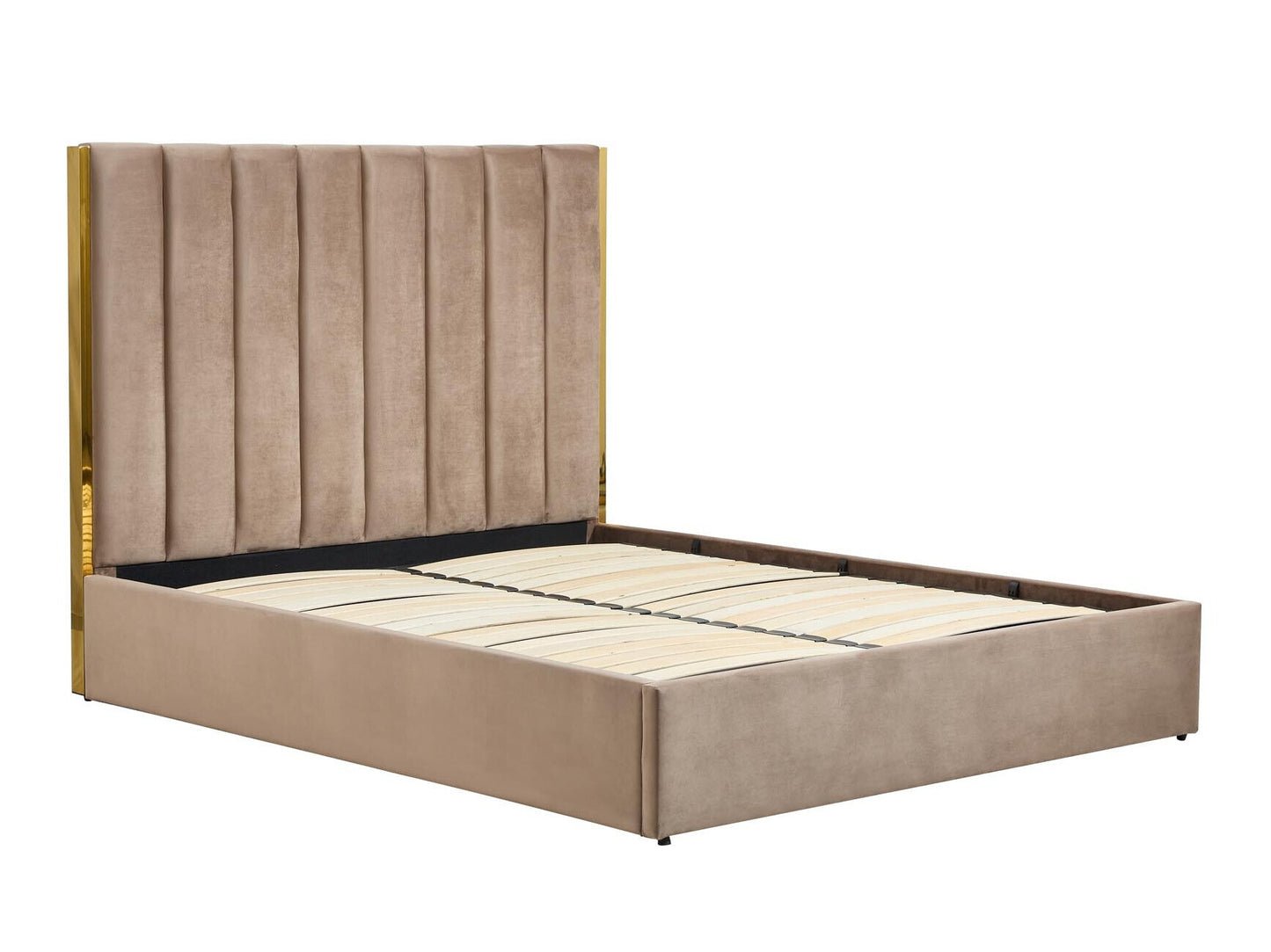 Lova PALAZZO 160 lova, smėlio / auksas V-CH-PALAZZO-LOZ-BEŻ_ZŁOTY (Beige)