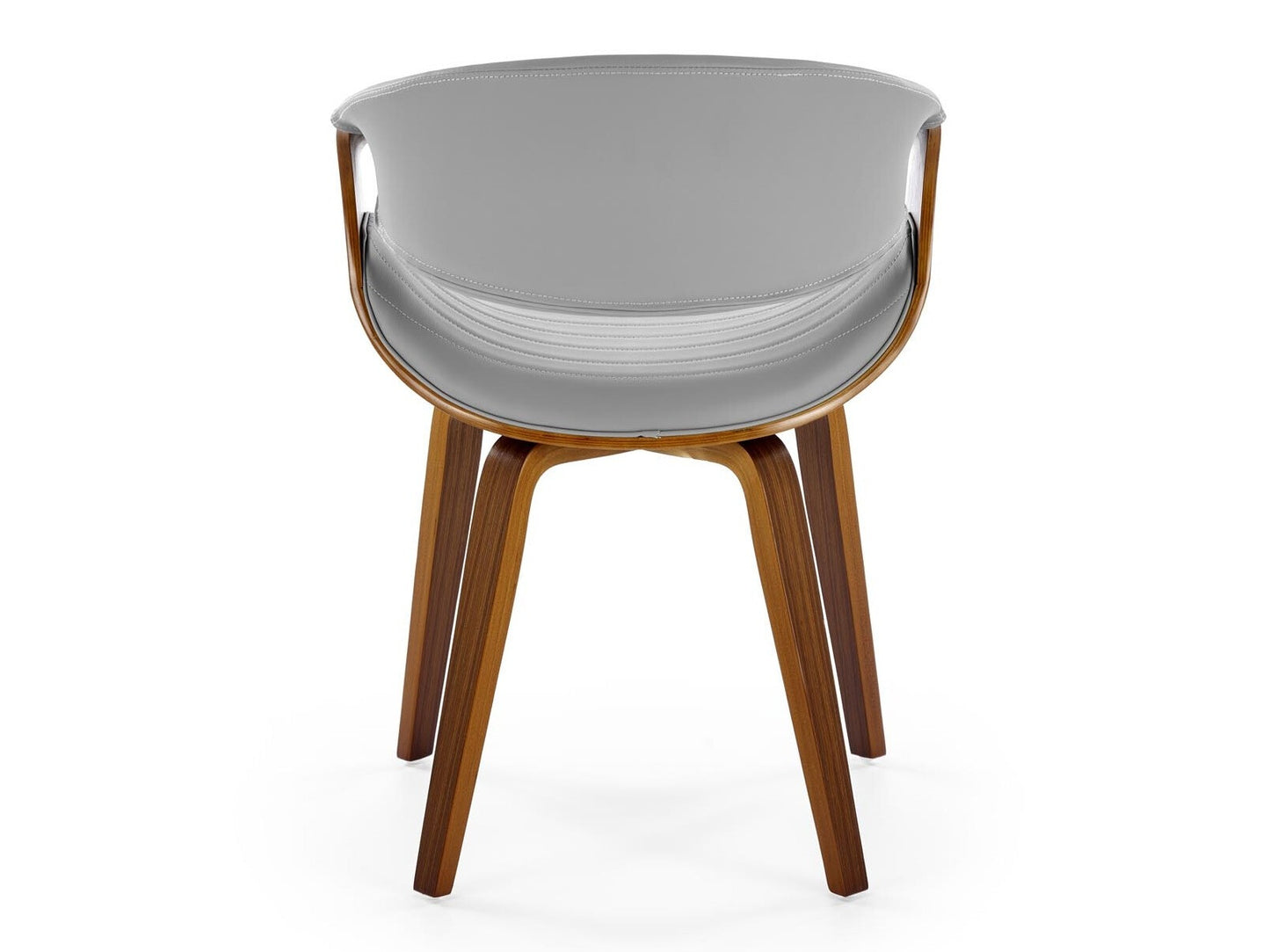 Kėdė K544 kėdė, pilka / graikinis riešutas V-CH-K/544-KR-POPIELATY (Pilka + Graikinis riešutas)