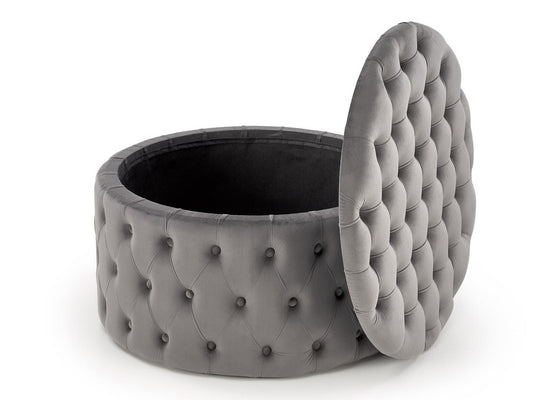 Pufas NUNEZ pufas color: pilka V-CH-NUNEZ-PUFA-POPIELATY (Pilka)