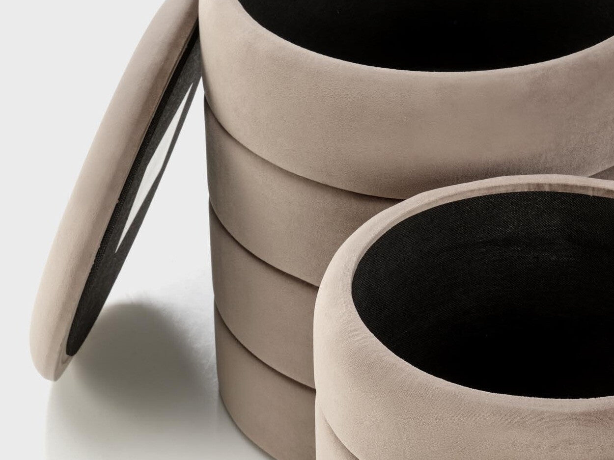 Pufų komplektas PACHO komplektas of two color: beige V-CH-PACHO-PUFA-BEŻOWY (Beige)