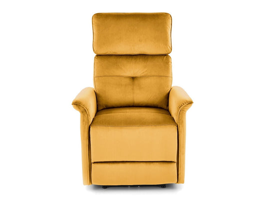 Fotelis reglaineris SEMIR leisure kėdė V-CH-SEMIR-FOT-MUSZTARDOWY , Spalva: Geltona