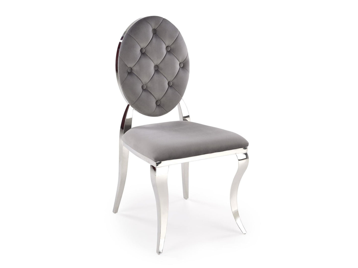 Kėdė K555 kėdė, pilka / sidabrinė V-CH-K/555-KR (Pilka)