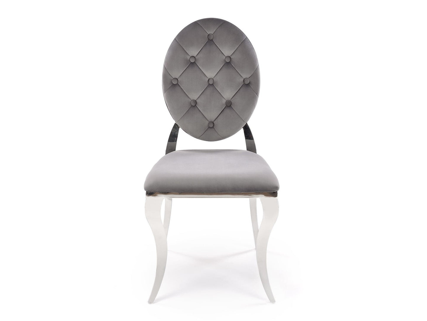 Kėdė K555 kėdė, pilka / sidabrinė V-CH-K/555-KR (Pilka)