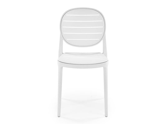 Kėdė K529 V-CH-K/529-KR-BIAŁY , Spalva: Balta