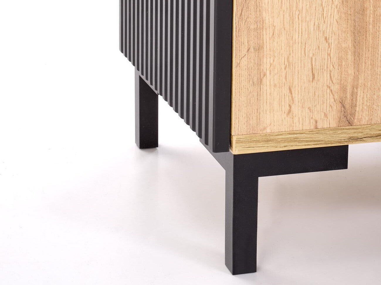 Naktinis staliukas NELA naktinis staliukas, craft ąžuolas - juoda V-PL-NELA-SZAFKA_N