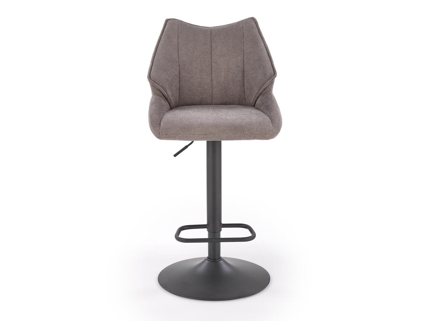 Baro kėdė H122 baro kėdė, juoda / pilka V-CH-H/122-POPIELATY (Pilka)