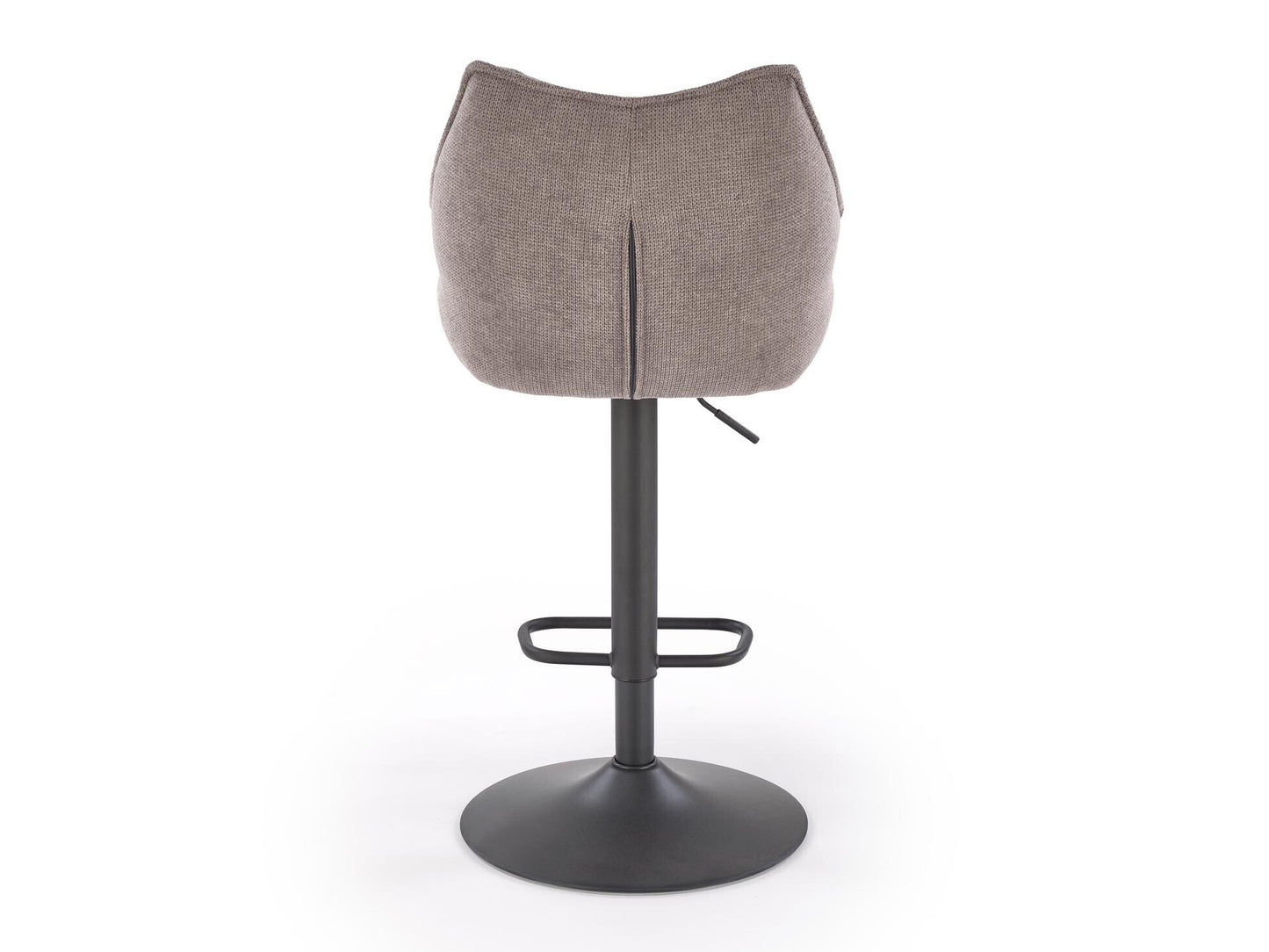 Baro kėdė H122 baro kėdė, juoda / pilka V-CH-H/122-POPIELATY (Pilka)