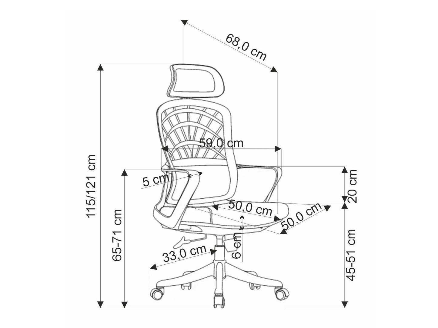 Biuro kėdė VESUVIO 2 biuro kėdė, cinnamon /balta V-CH-VESUVIO_2-FOT-CYNAMONOWY (Tamsi oranžinė)
