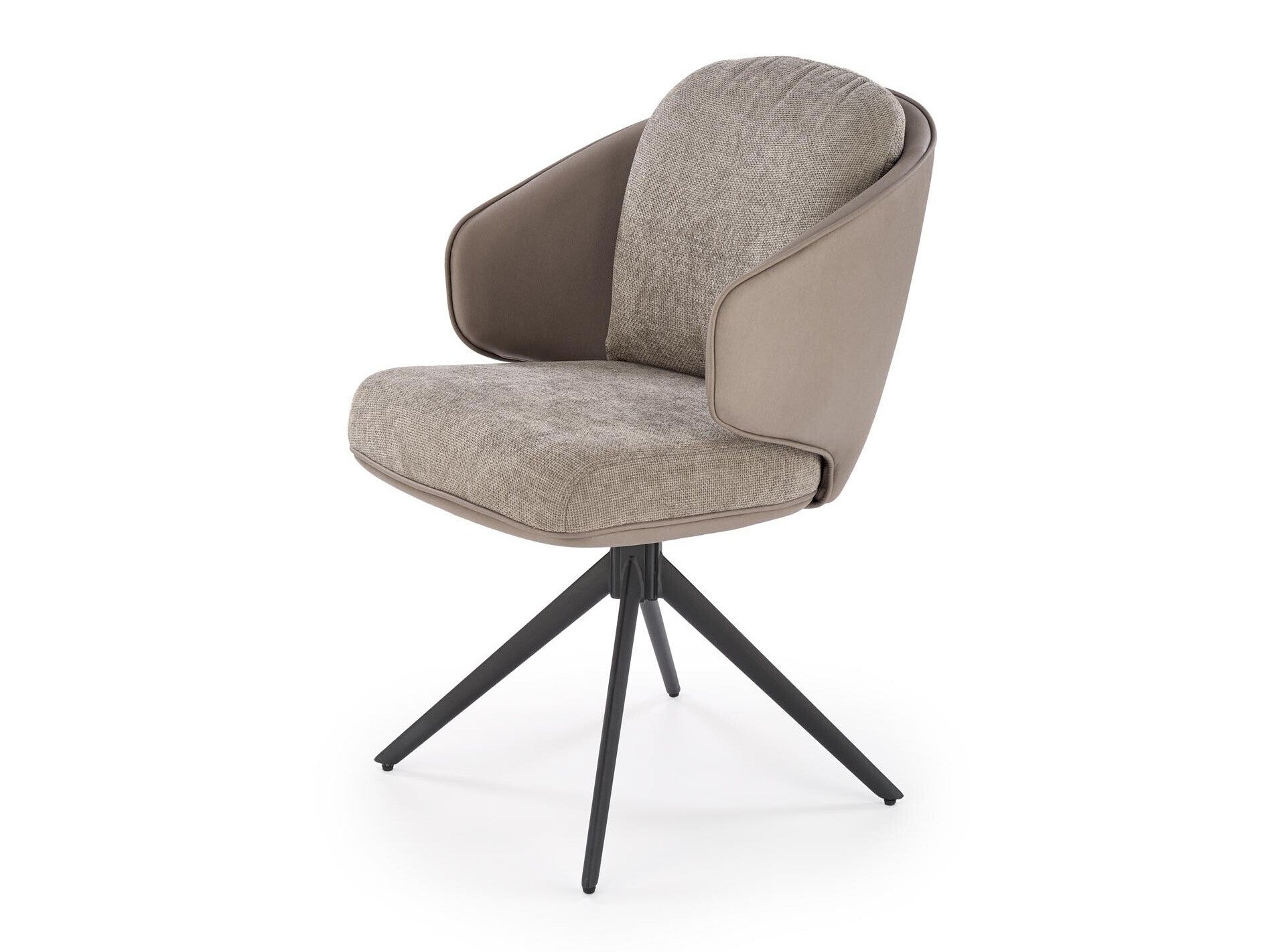 Kėdė K554 kėdė, pilka / l.pilka V-CH-K/554-KR-POPIELATY (Pilka + Šviesi pilka)