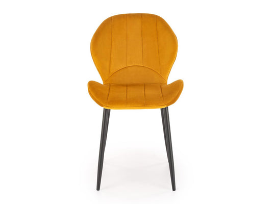 Kėdė K538 kėdė, garstyčių V-CH-K/538-KR-MUSZTARDOWY (Geltona)