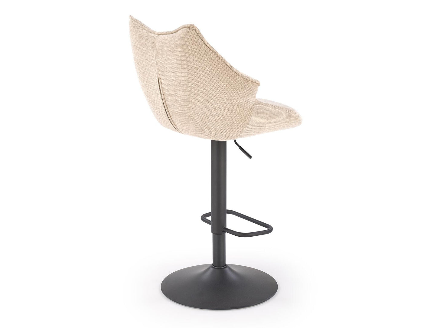 Baro kėdė H122 baro kėdė, juoda / beige V-CH-H/122-BEŻOWY (Beige)