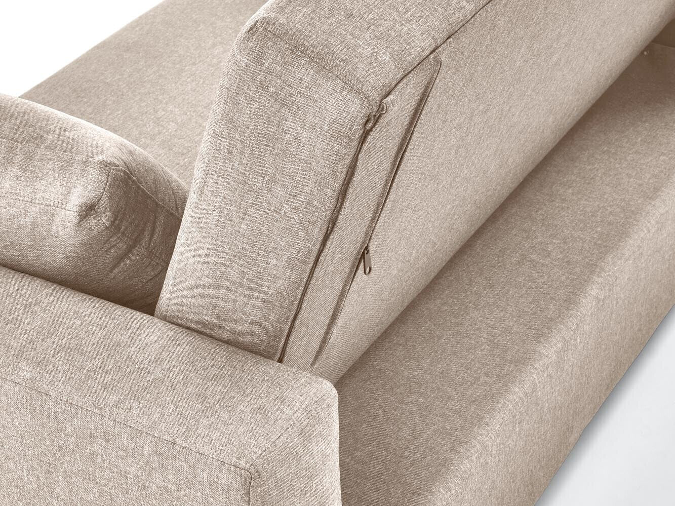 Sofa lova PAULINIO folding sofa color: smėlinė V-CH-PAULINIO-SOFA-BEŻOWY (Smėlinė)