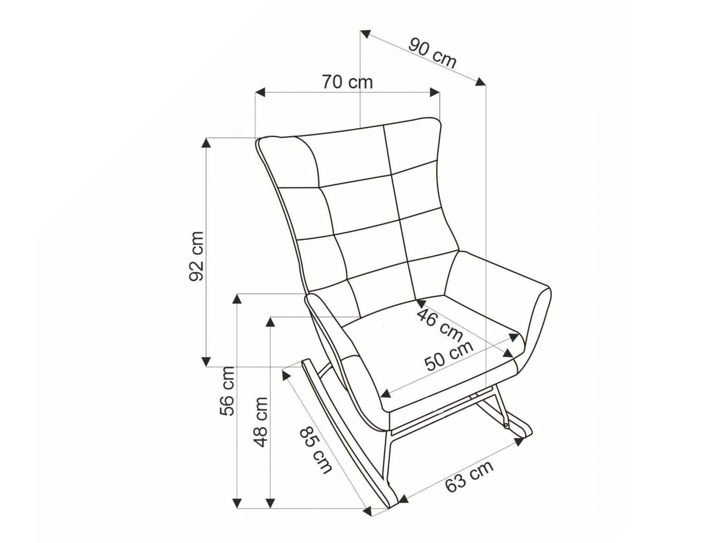 Supama kėdė BAZALTO char pilka V-CH-BAZALTO-FOT-POPIELATY (Pilka)
