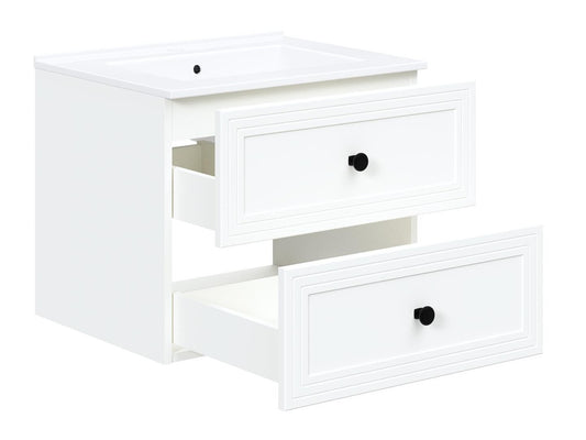 Pastatoma vonios spintelė praustuvui plautuvė spintelė, TORETO SU-60, balta matt V-PL-TORETO-SU-60-BIAŁY (Balta)