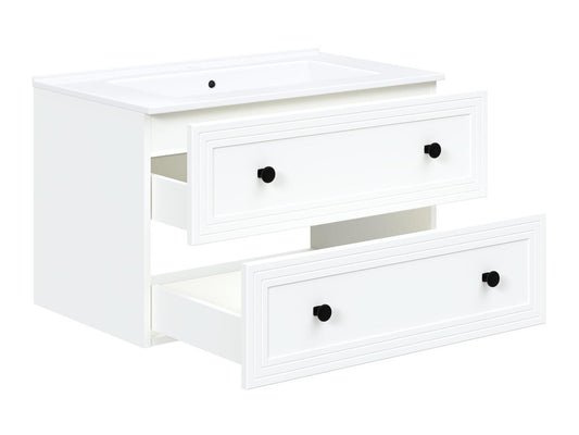 Pastatoma vonios spintelė praustuvui plautuvė spintelė, TORETO SU-80, balta matt V-PL-TORETO-SU-80-BIAŁY (Balta)