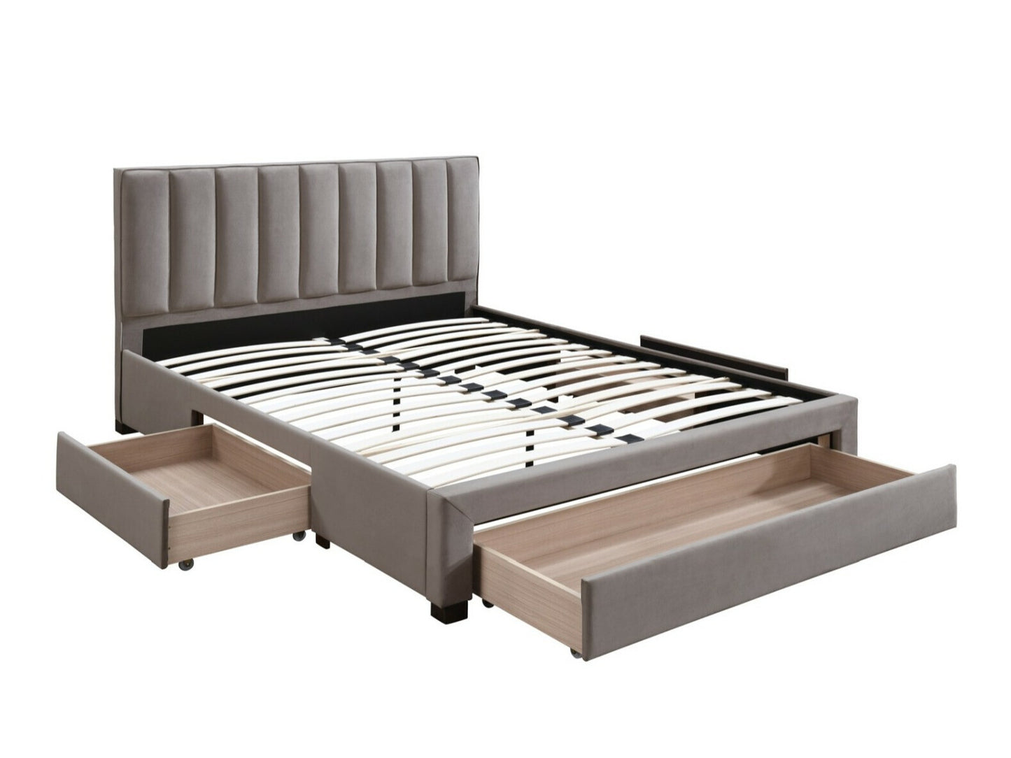 Lova GRACE, Spalva: Taupe, Miegamoji dalis: 140 x 200 cm