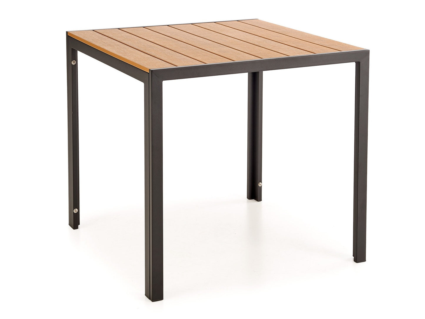 Lauko stalas FIERRO square stalas, ruda /juoda V-CH-FIERRO_KW-ST