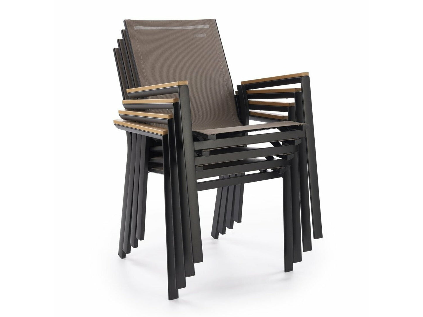 Lauko kėdė FIERRO kėdė, juoda/pilka/ruda V-CH-FIERRO-KR 3979711