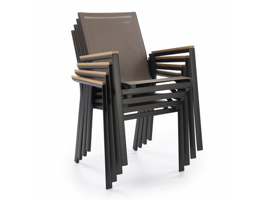 Lauko kėdė FIERRO kėdė, juoda/pilka/ruda V-CH-FIERRO-KR 3979711