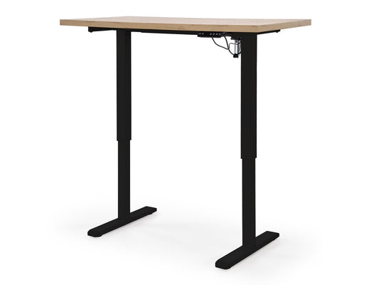 Reguliuojamo aukščio darbo stalas B/54 darbo stalas with reguliuojamas aukštis, top - artisan ąžuolas, frame - juoda V-CH-B/54-D.ARTISAN/CZARNY (Juoda + Artisan ąžuolas)