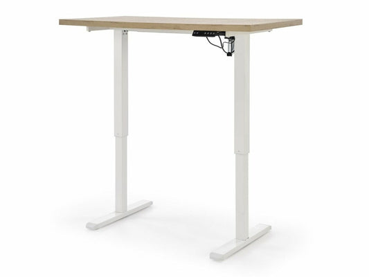 Reguliuojamo aukščio darbo stalas B/54 darbo stalas with reguliuojamas aukštis, top - artisan ąžuolas, frame - balta V-CH-B/54-D.ARTISAN/BIAŁY (Balta + Artisan ąžuolas)