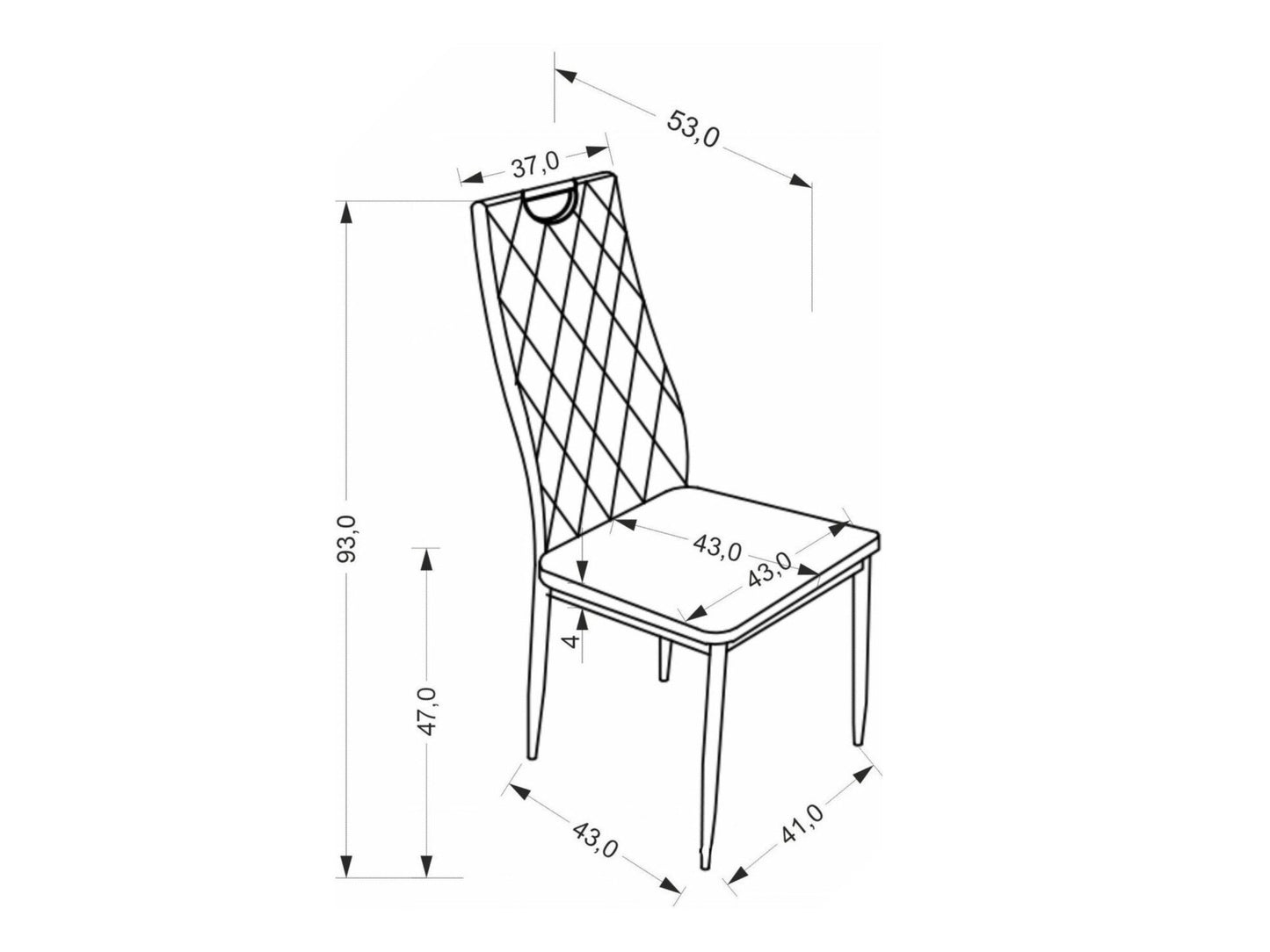 Kėdė K577 kėdė smėlio / juoda V-CH-K/577-KR-BEŻOWY (Beige)