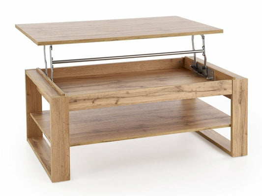 Žurnalinis staliukas transformeris BETTY lifting top žurnalinis staliukas, color: artisan ąžuolas / juoda V-PL-BETTY-LAW-ARTISAN/CZARNY (Artisan ąžuolas + Juoda)