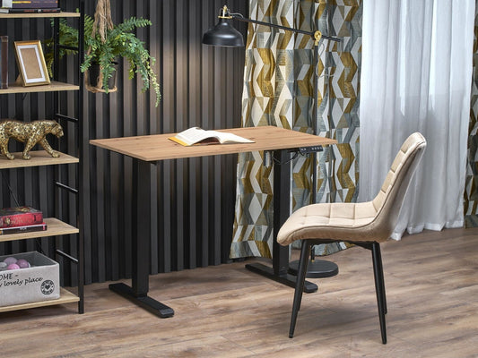 Reguliuojamo aukščio darbo stalas B53 darbo stalas with reguliuojamas aukštis, artisan ąžuolas / juoda V-CH-B/53-DĄB ARTISAN/CZARNY (Artisan ąžuolas + Juoda)