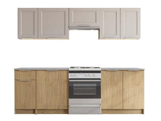 Virtuvės komplektas WENDY 240 virtuvės komplektas V-UA-WENDY_240-CREMONA/KASZMIR 4053359