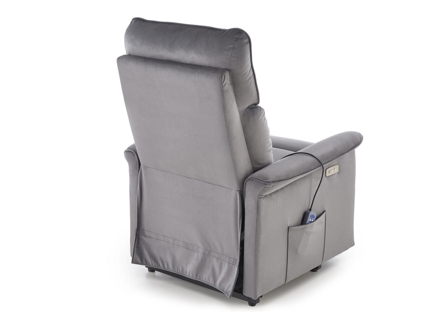 Fotelis reglaineris SEMIR 2 leisure kėdė, pilka V-CH-SEMIR_2-FOT-POPIEL (Pilka)
