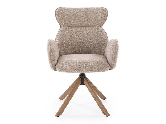 Kėdė K585 kėdė, tamsi beige / l.graikinis riešutas V-CH-K/585-KR-C.BEŻOWY/J.ORZECH