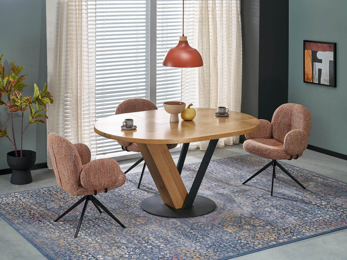 Kėdė K568 kėdė, cinnamon V-CH-K/568-KR-CYNAMONOWY (Ruda)