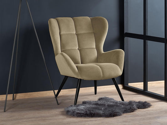 Fotelis TYRION V-CH-TYRION-FOT-BEŻOWY, Spalva: Smėlinė