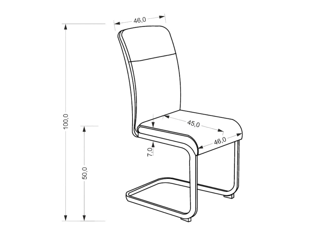 Kėdė K584 kėdė, smėlinė / pilka / kašmyras V-CH-K/584-KR