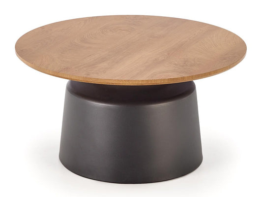 Žurnalinių staliukų komplektas MALOMI komplektas of two, natural/juoda V-CH-MALOMI-LAW