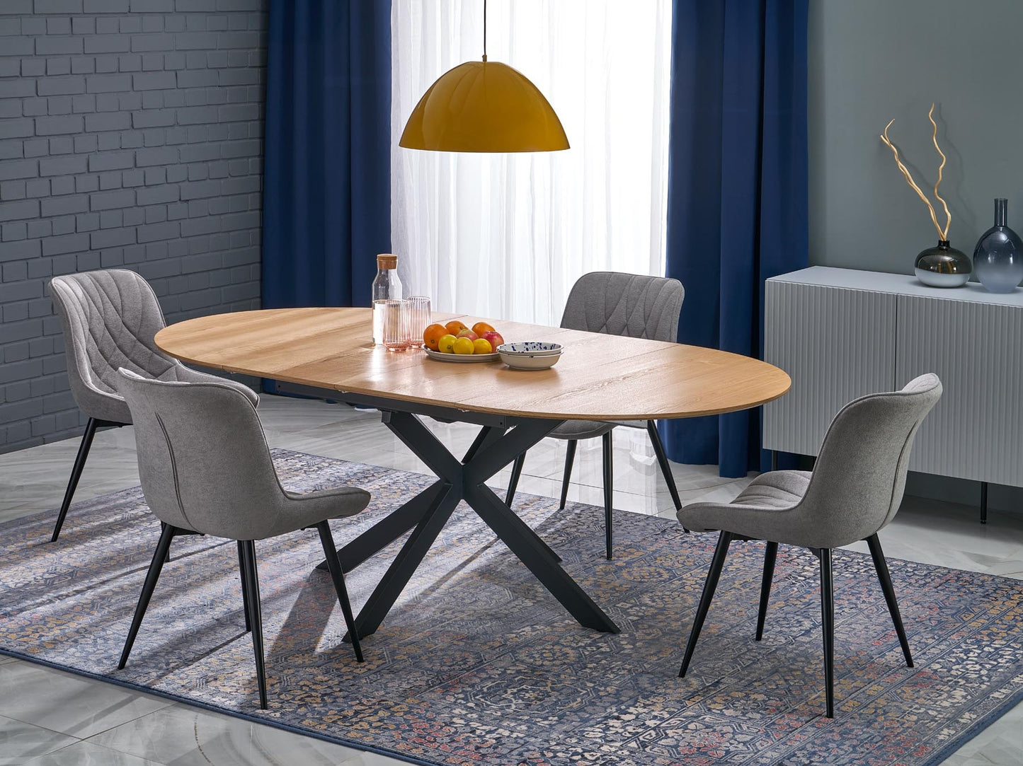 Kėdė K567 V-CH-K/567-KR-POPIELATY, Spalva: Pilka