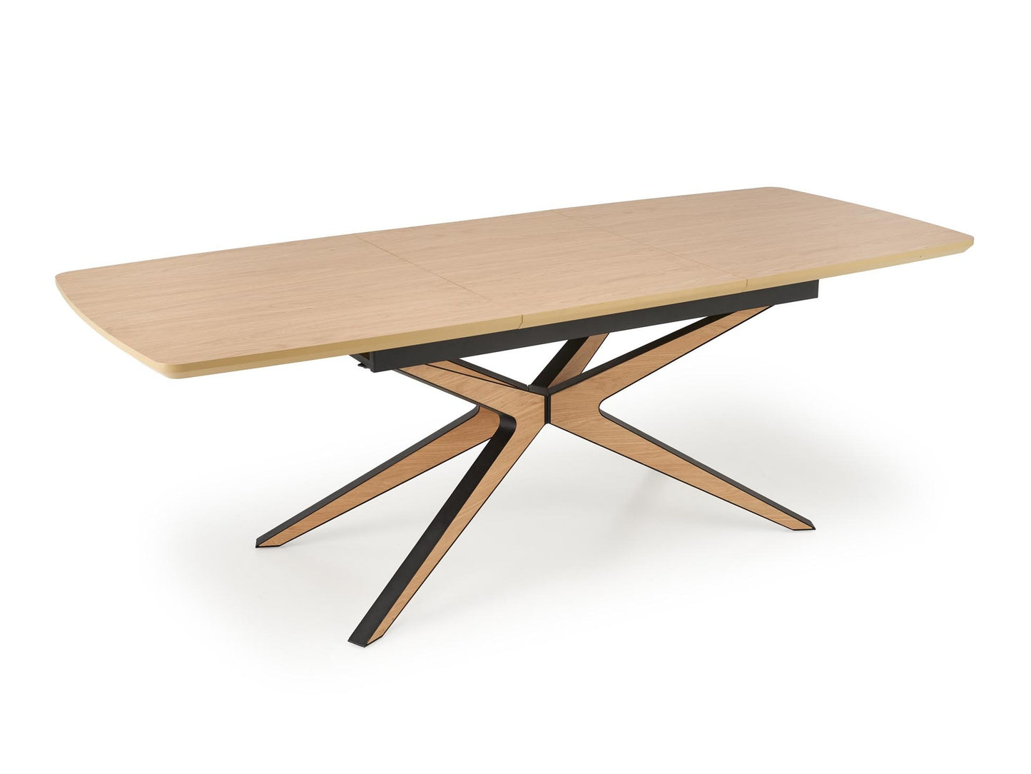 Stalas JAMES extension stalas, natural / juoda V-CH-JAMES-ST