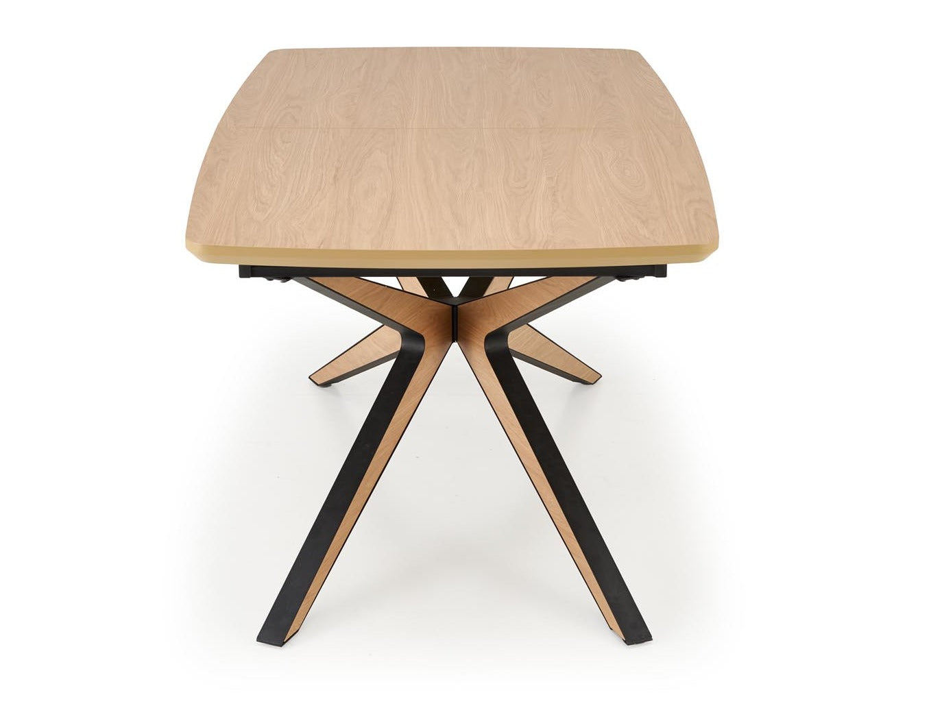 Stalas JAMES extension stalas, natural / juoda V-CH-JAMES-ST