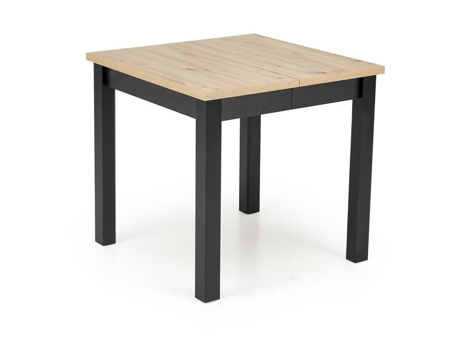 Stalas QUBIK extension stalas, artisan ąžuolas / juoda V-PL-QUBIK-ST