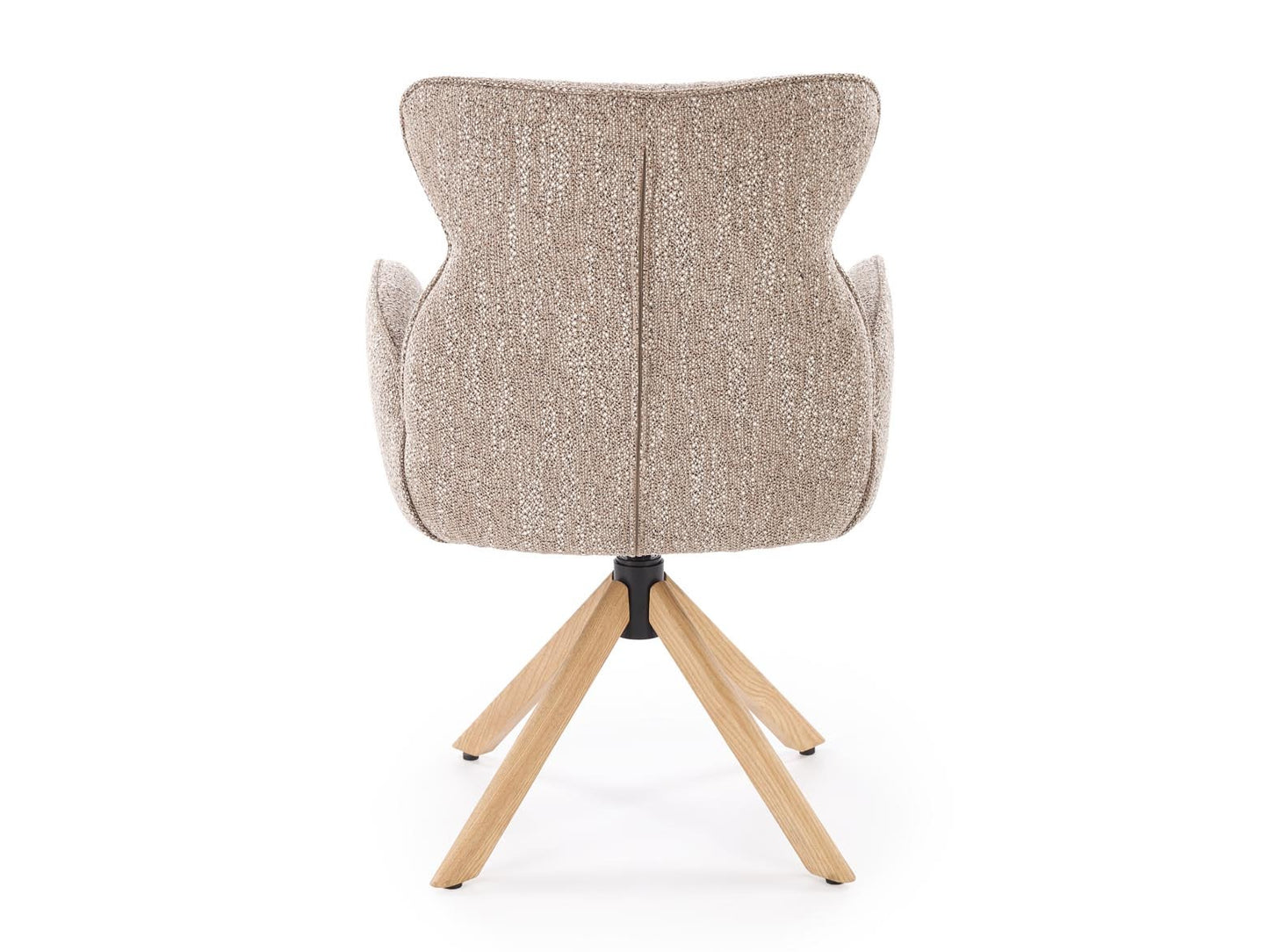 Kėdė K585 kėdė, tamsi smėlinė / natural ąžuolas V-CH-K/585-KR-C.BEŻOWY/D.NATURALNY (Smėlinė + Šviesus medis)