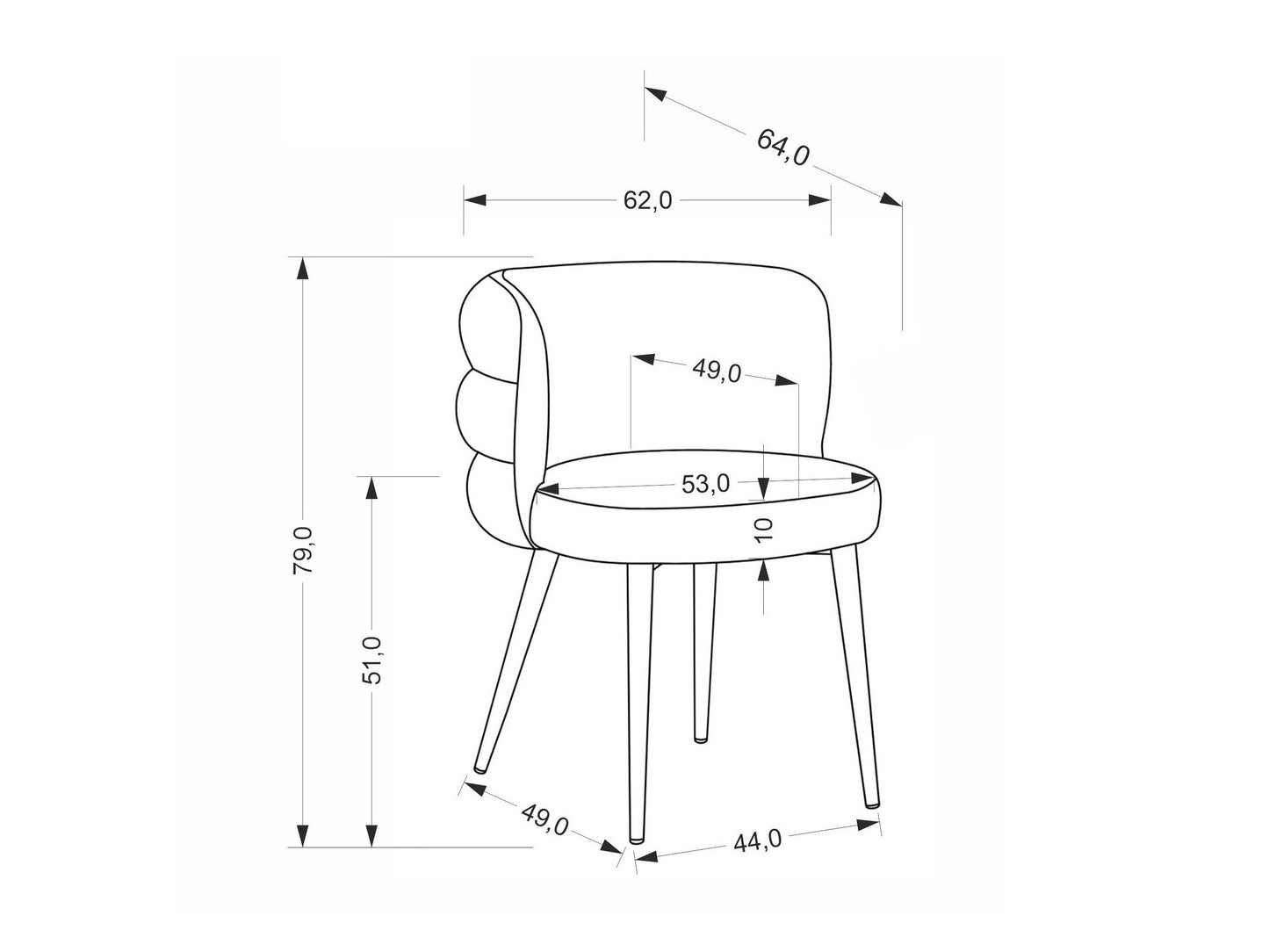 Kėdė K575, Spalva: Smėlinė V-CH-K/575-KR-BEŻOWY
