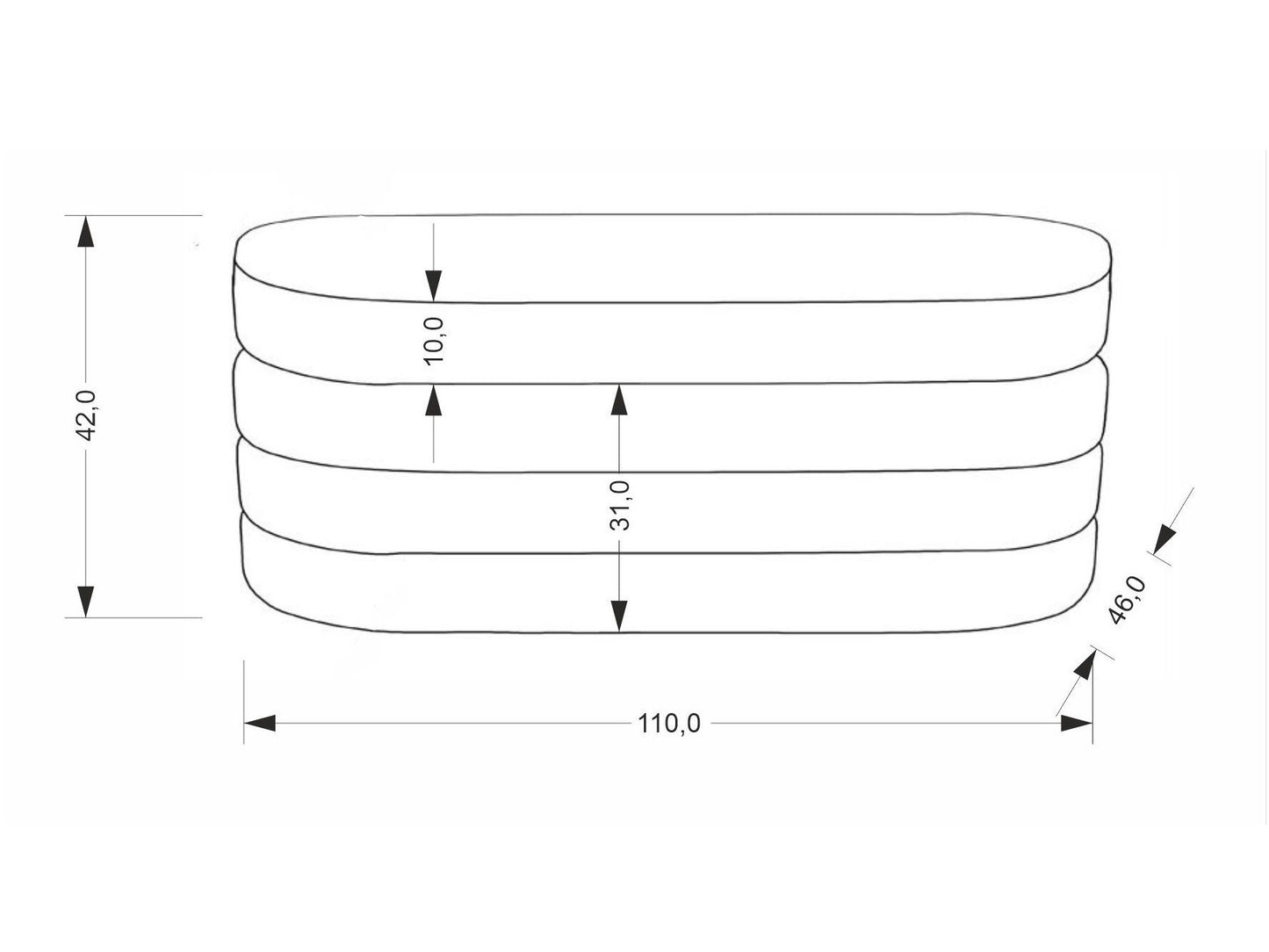 Minkštasuolis CALPI suoliukas with storage function, pilka V-CH-CALPI-ŁAWKA-POPIELATY (Pilka)
